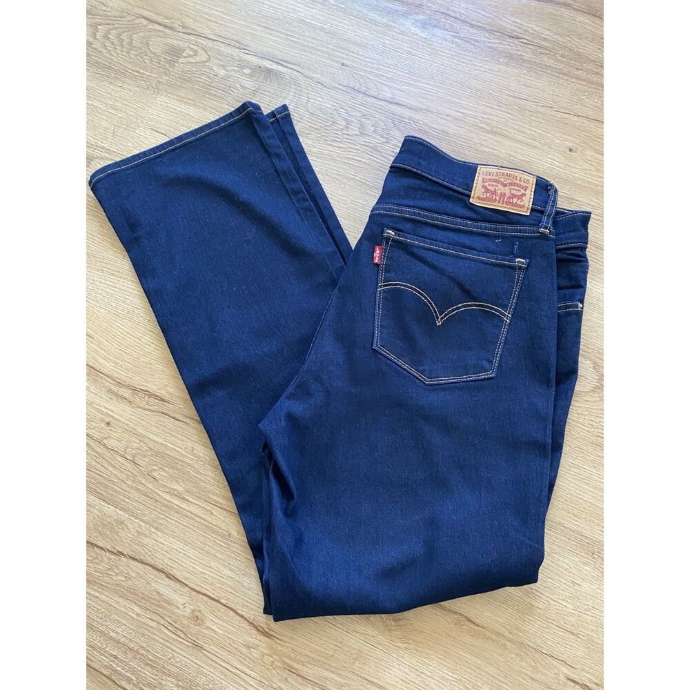 Levi's Women's 315 Shaping Bootcut Dark Wash Stretch Blue Jeans Size 31
